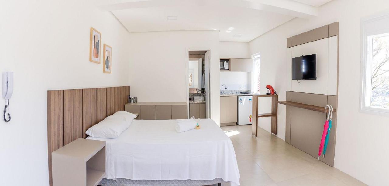 דירות Locar-In Gramado Flat Centro A 600 M Da Rua Coberta מראה חיצוני תמונה